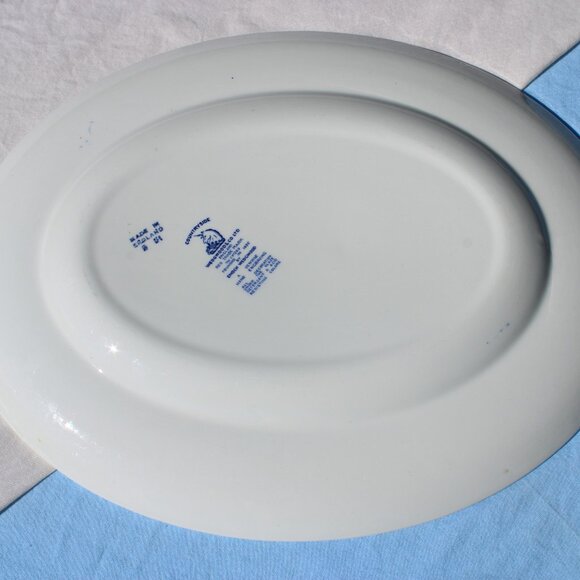 Countryside Blue Serving Platter - Picture 3 of 4